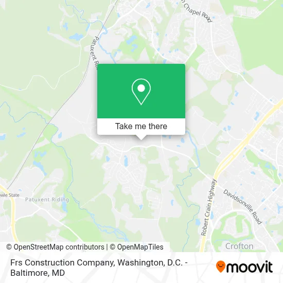 Frs Construction Company map