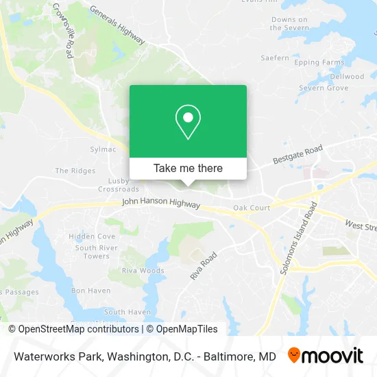 Waterworks Park map