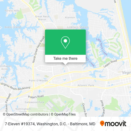 7-Eleven #19374 map