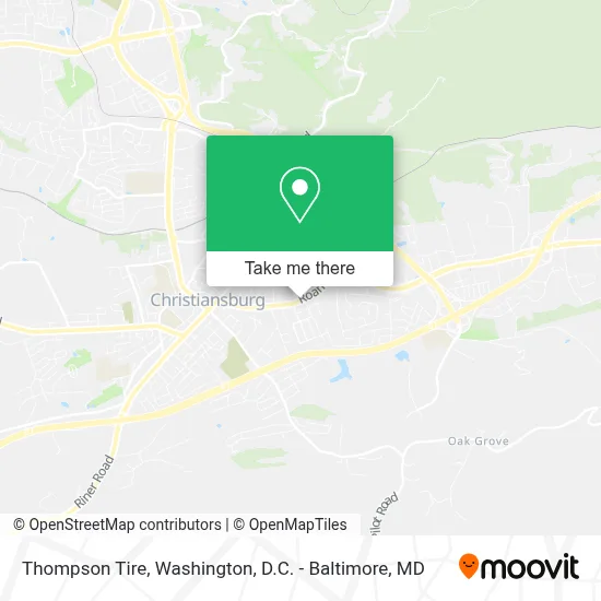 Thompson Tire map