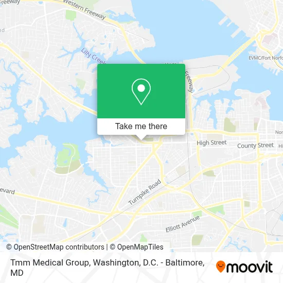 Tmm Medical Group map