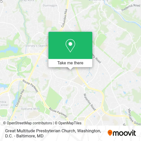 Great Multitude Presbyterian Church map