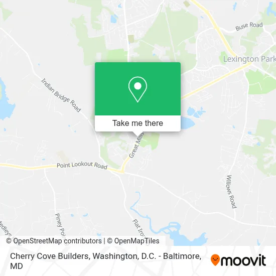 Cherry Cove Builders map