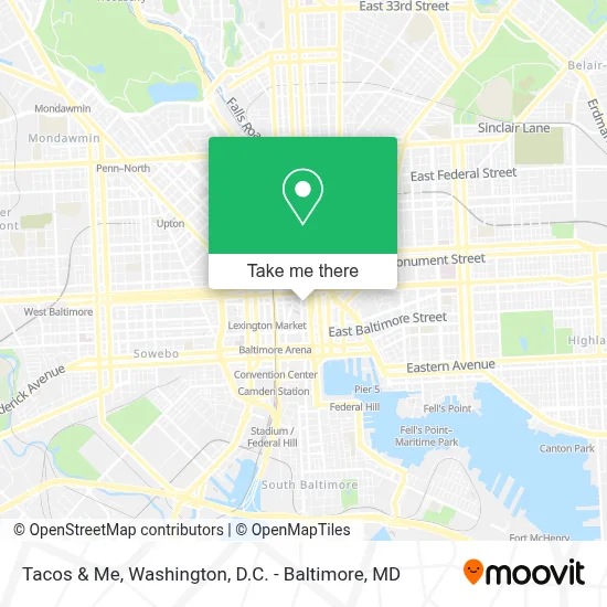 Tacos & Me map