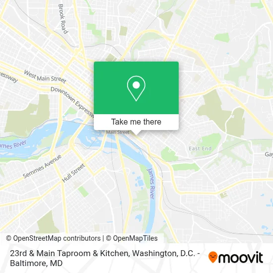 23rd & Main Taproom & Kitchen map