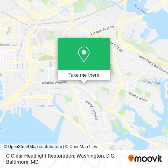 C-Clear Headlight Restoration map