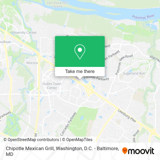 Chipotle Mexican Grill map