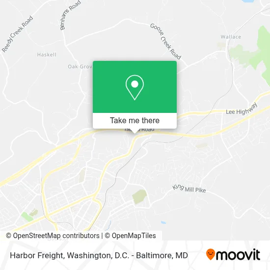 Harbor Freight map