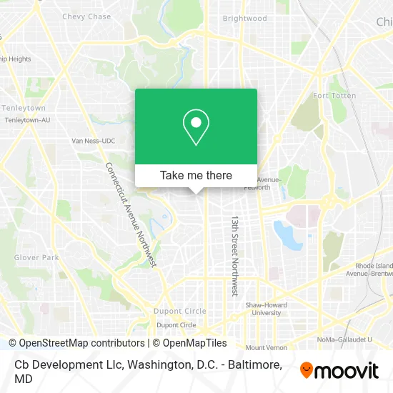 Cb Development Llc map