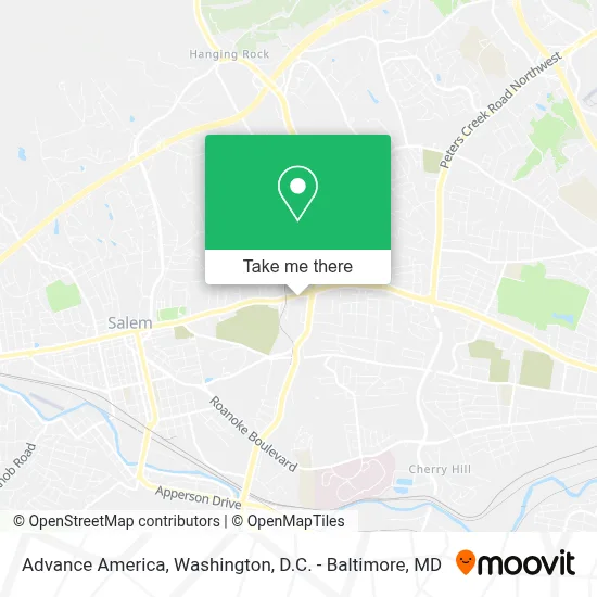 Advance America map