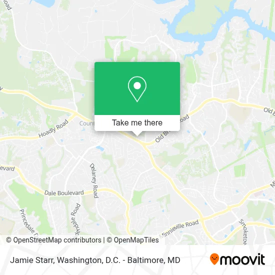 Jamie Starr map