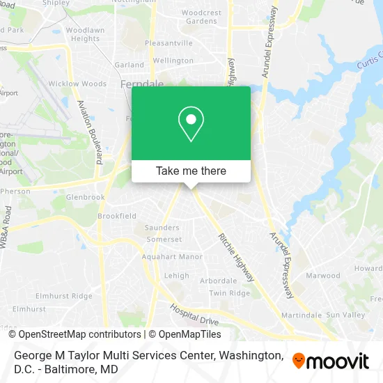 George M Taylor Multi Services Center map