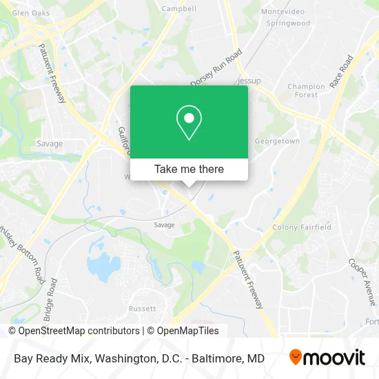 Bay Ready Mix map