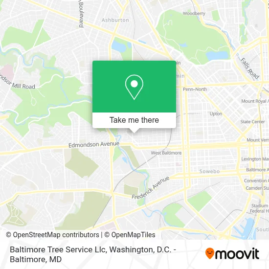 Baltimore Tree Service Llc map