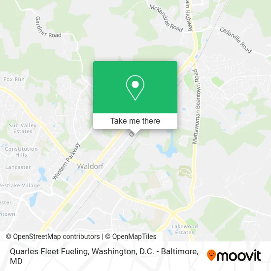 Quarles Fleet Fueling map