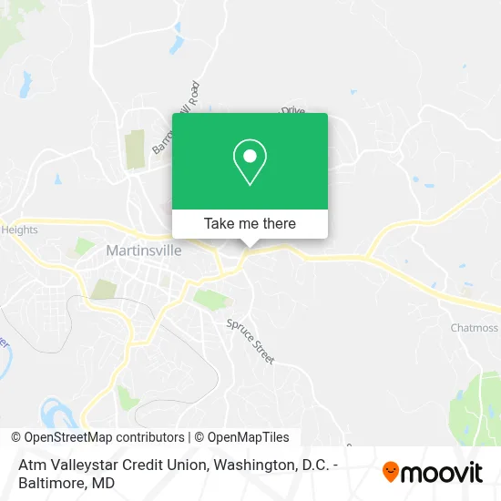 Atm Valleystar Credit Union map