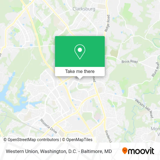 Western Union map