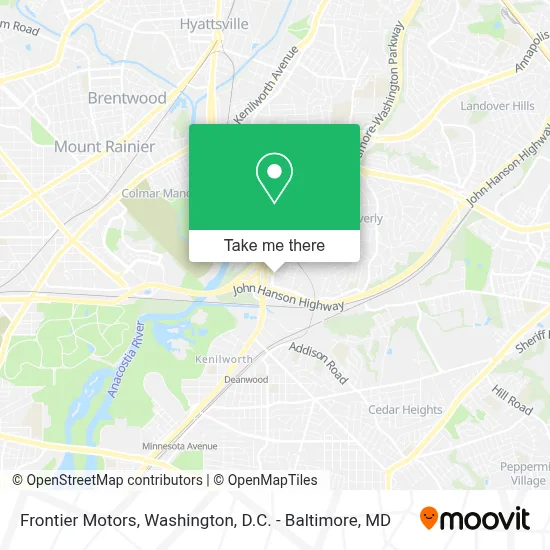 Frontier Motors map
