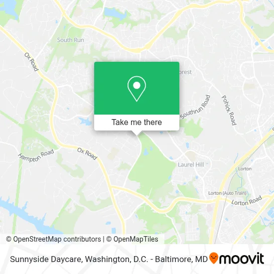 Sunnyside Daycare map