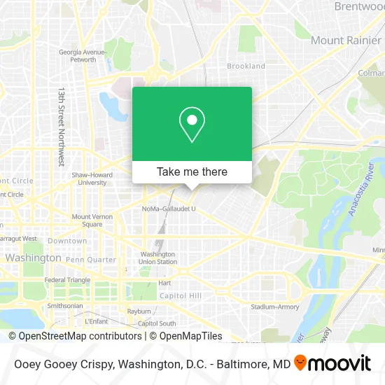 Ooey Gooey Crispy map