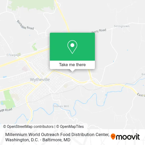 Millennium World Outreach Food Distribution Center map