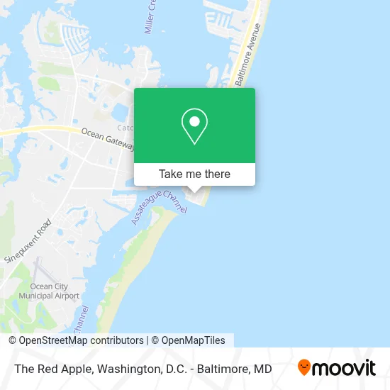 The Red Apple map