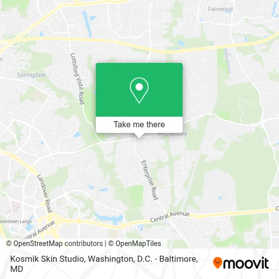Kosmik Skin Studio map