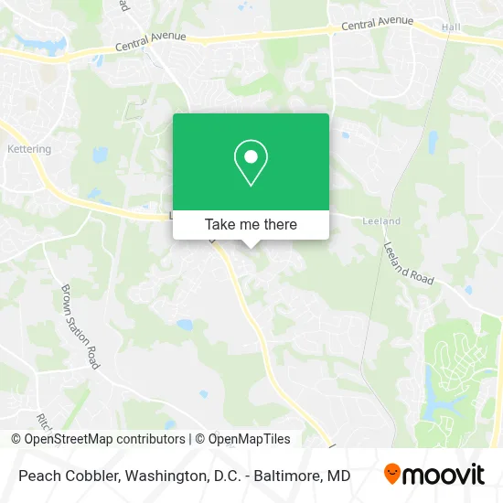 Peach Cobbler map