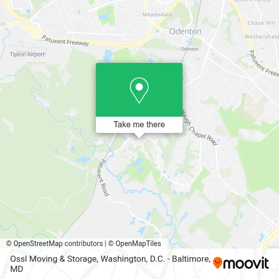 Ossl Moving & Storage map