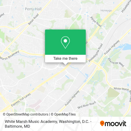 White Marsh Music Academy map