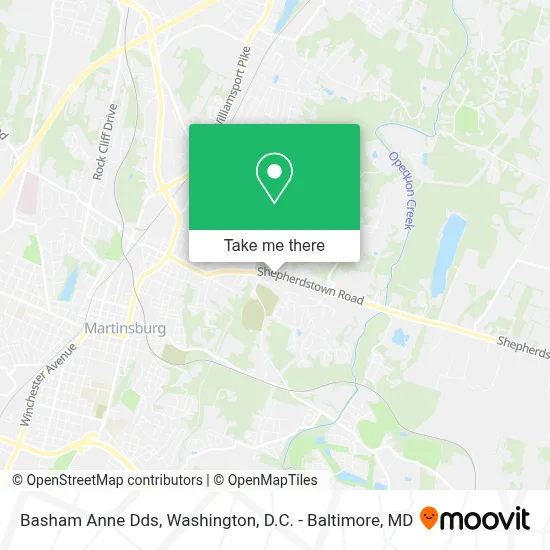Basham Anne Dds map