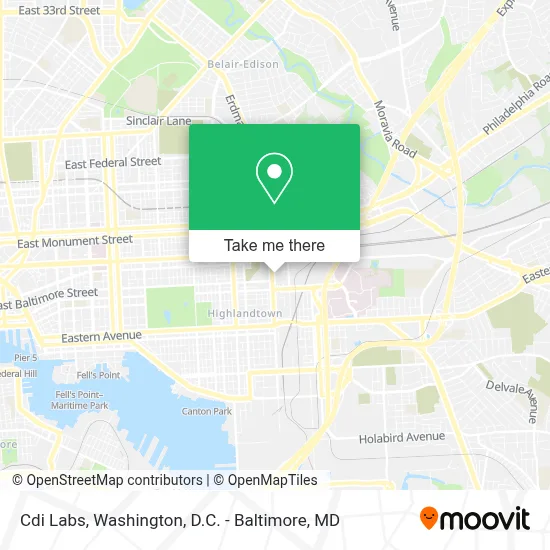 Cdi Labs map