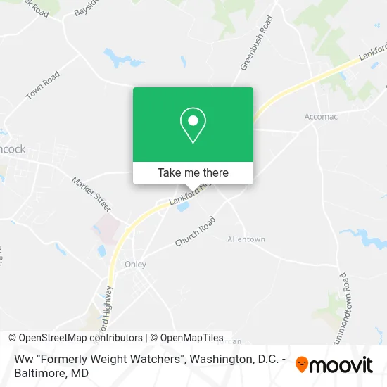 Ww "Formerly Weight Watchers" map