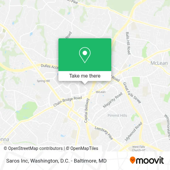 Saros Inc map