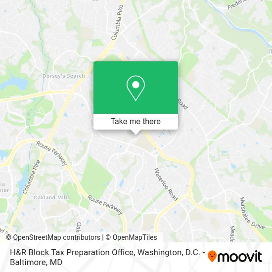 H&R Block Tax Preparation Office map