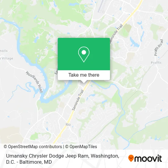 Umansky Chrysler Dodge Jeep Ram map