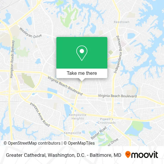 Greater Cathedral map
