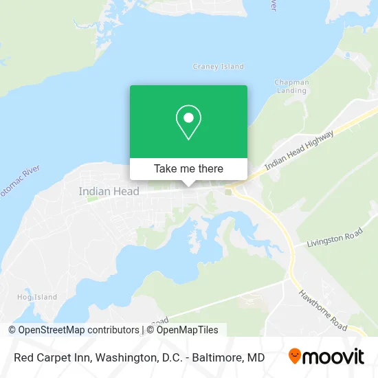 Red Carpet Inn map