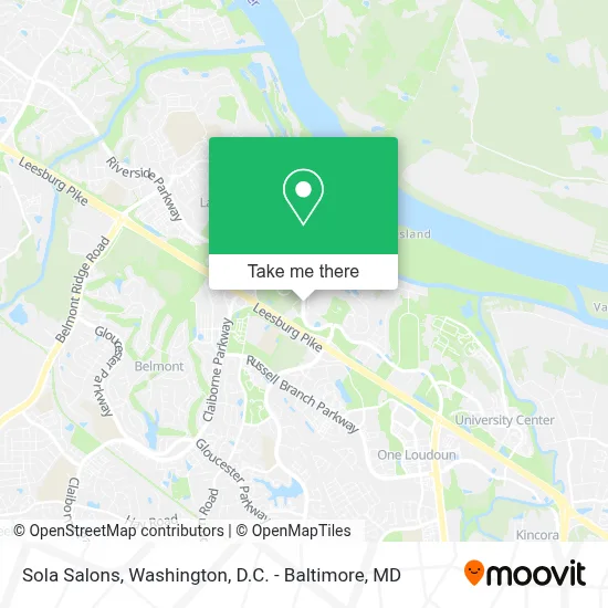 Sola Salons map