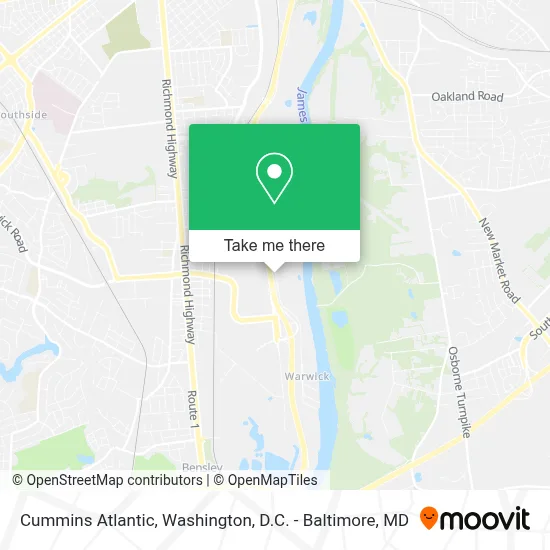 Cummins Atlantic map