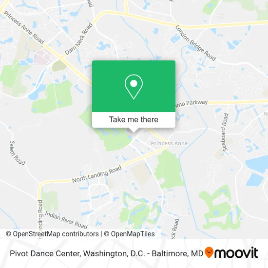 Pivot Dance Center map