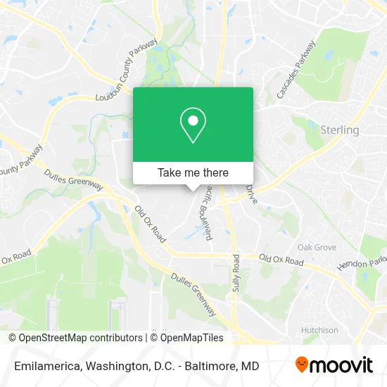 Emilamerica map