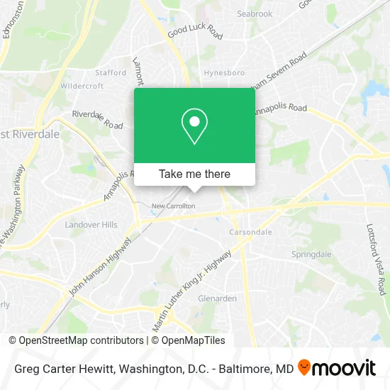 Greg Carter Hewitt map