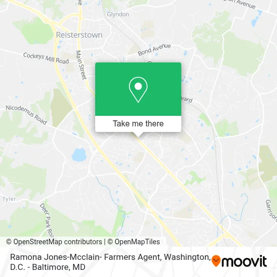 Ramona Jones-Mcclain- Farmers Agent map