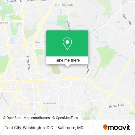 Tent City map