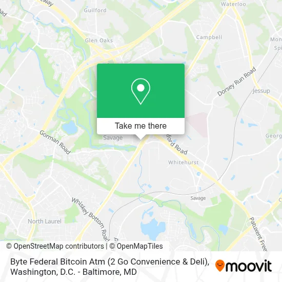 Byte Federal Bitcoin Atm (2 Go Convenience & Deli) map
