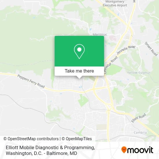 Elliott Mobile Diagnostic & Programming map