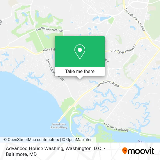 Advanced House Washing map