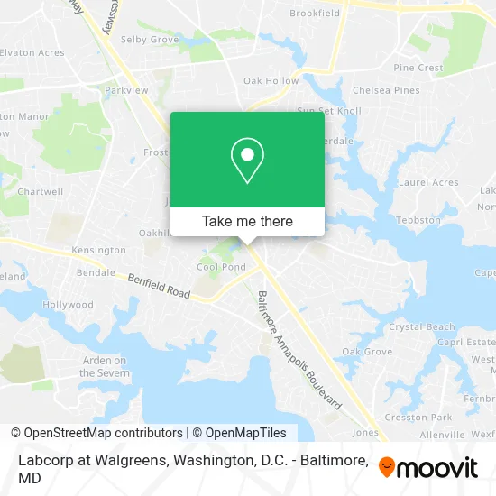 Labcorp at Walgreens map