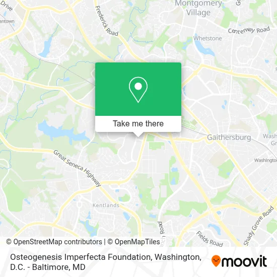 Osteogenesis Imperfecta Foundation map